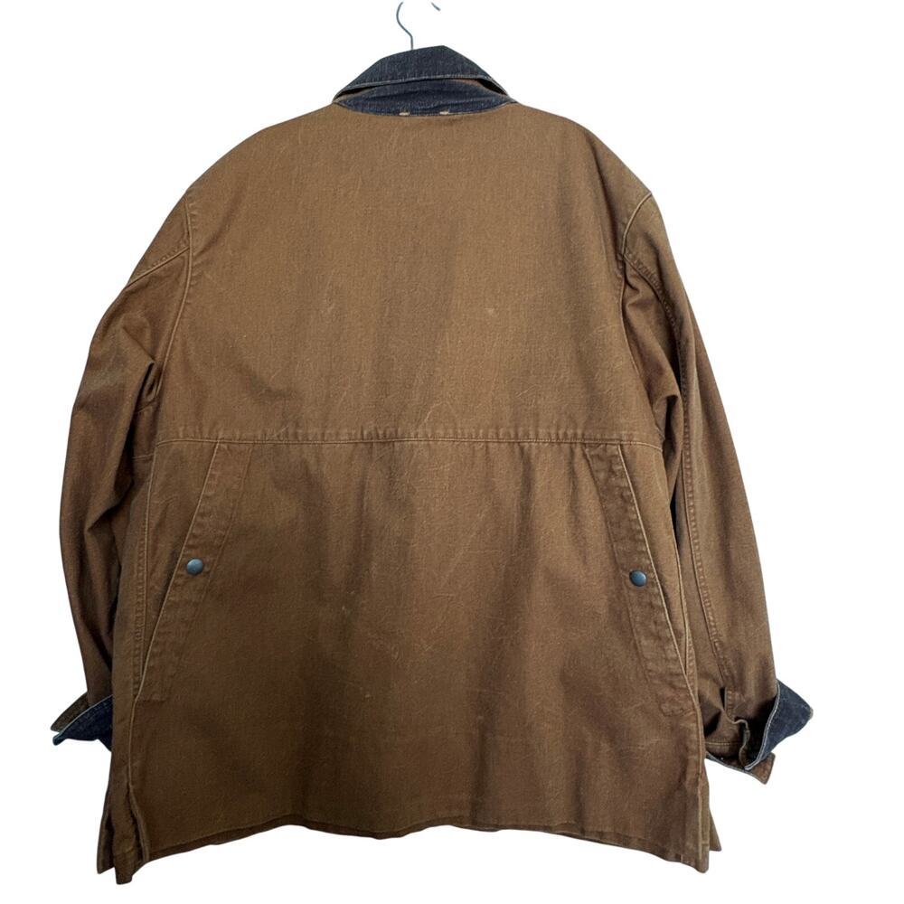 Timberland  Field Jacket Brown Canvas Corduroy XXL Chore Coat GORPCORE Vintage - Picture 2 of 11